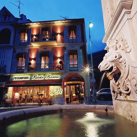 Paris Rome Hotell Menton Exteriör bild