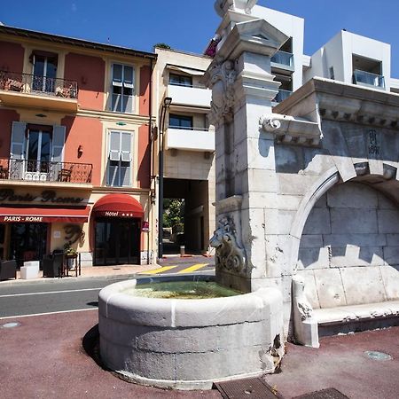 Paris Rome Hotell Menton Exteriör bild