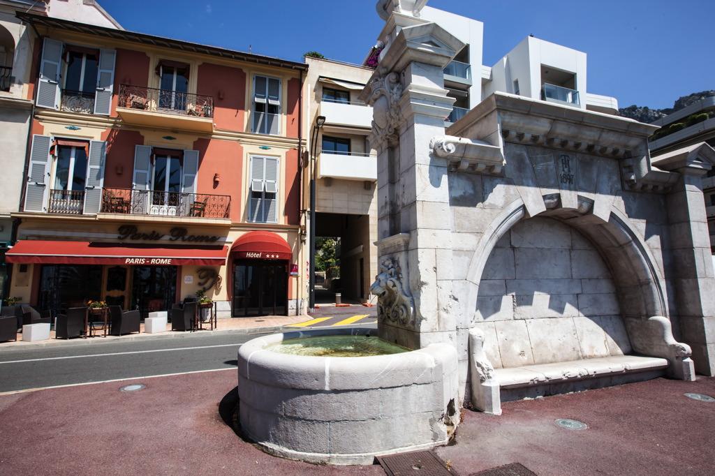 Paris Rome Hotell Menton Exteriör bild